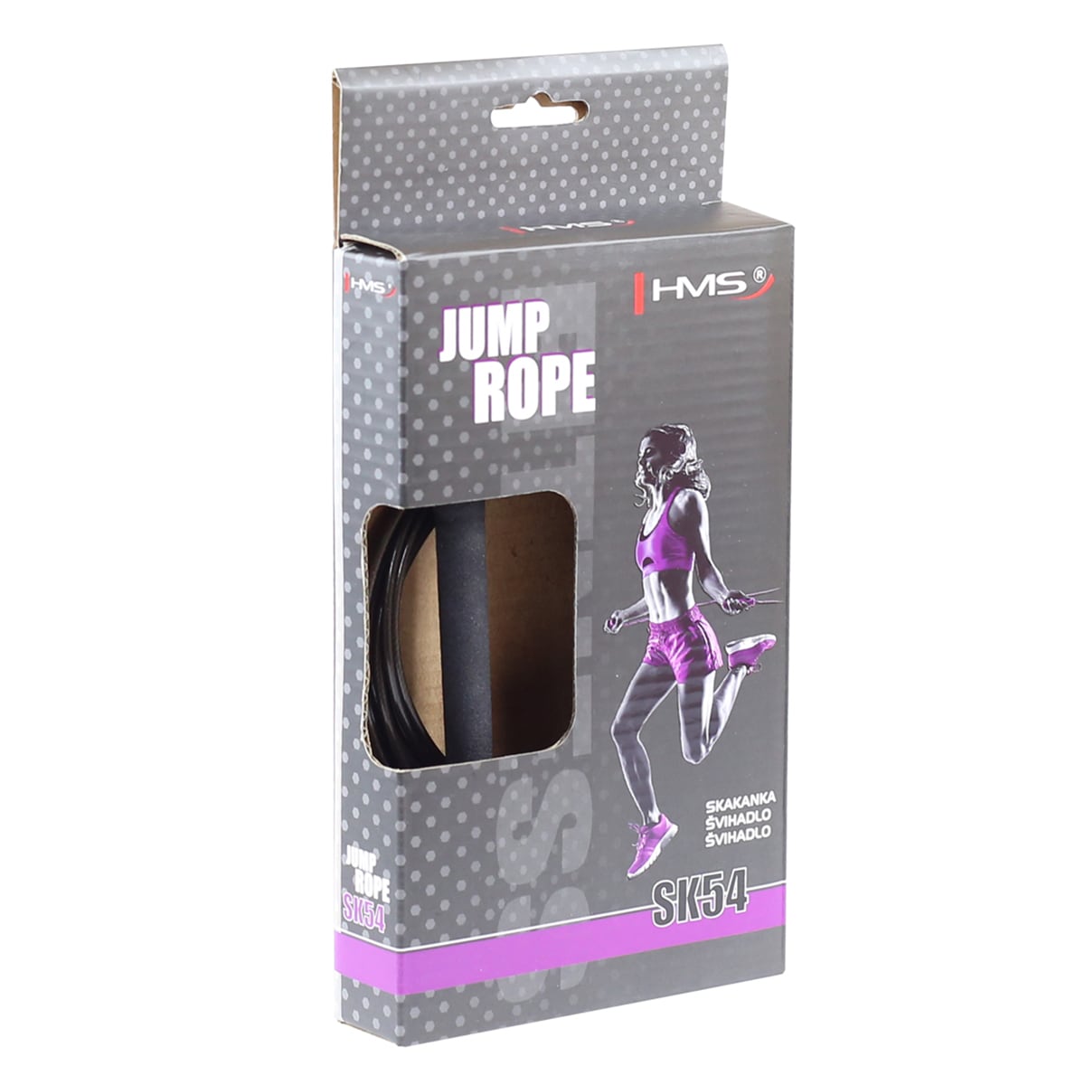 Coardă de sărit HMS SK54 - Black/Red