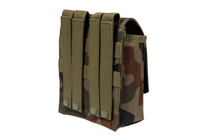 Port încărcător dublu GFC Tactical pentru încărcătoare tip AK - wz.93 Pantera PL Woodland