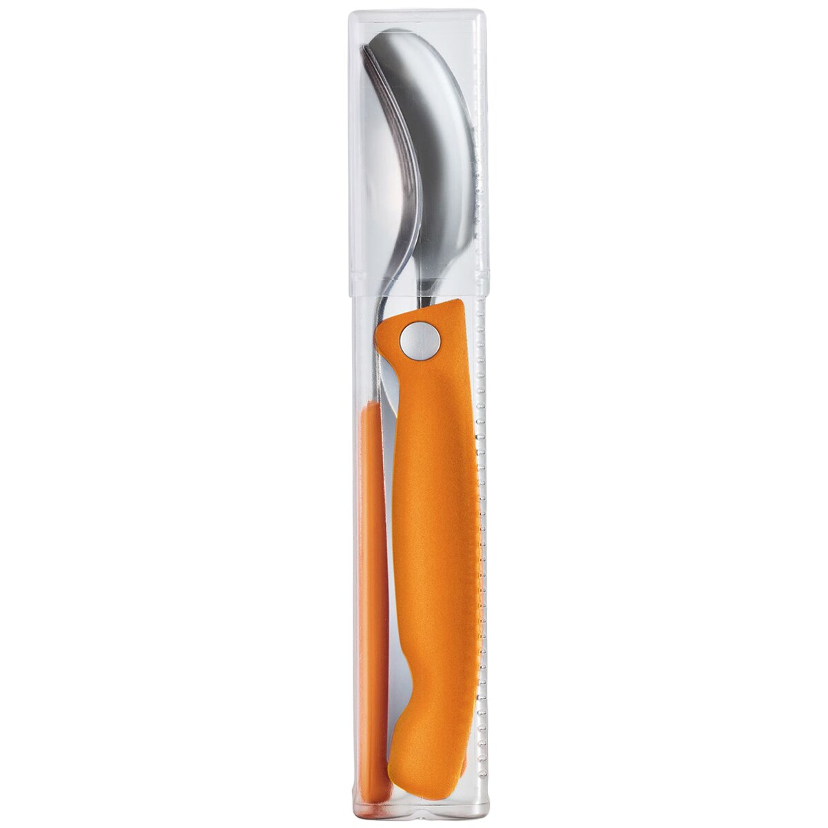 Set Victorinox - cuțit pliabil, furculiță, lingură - Orange