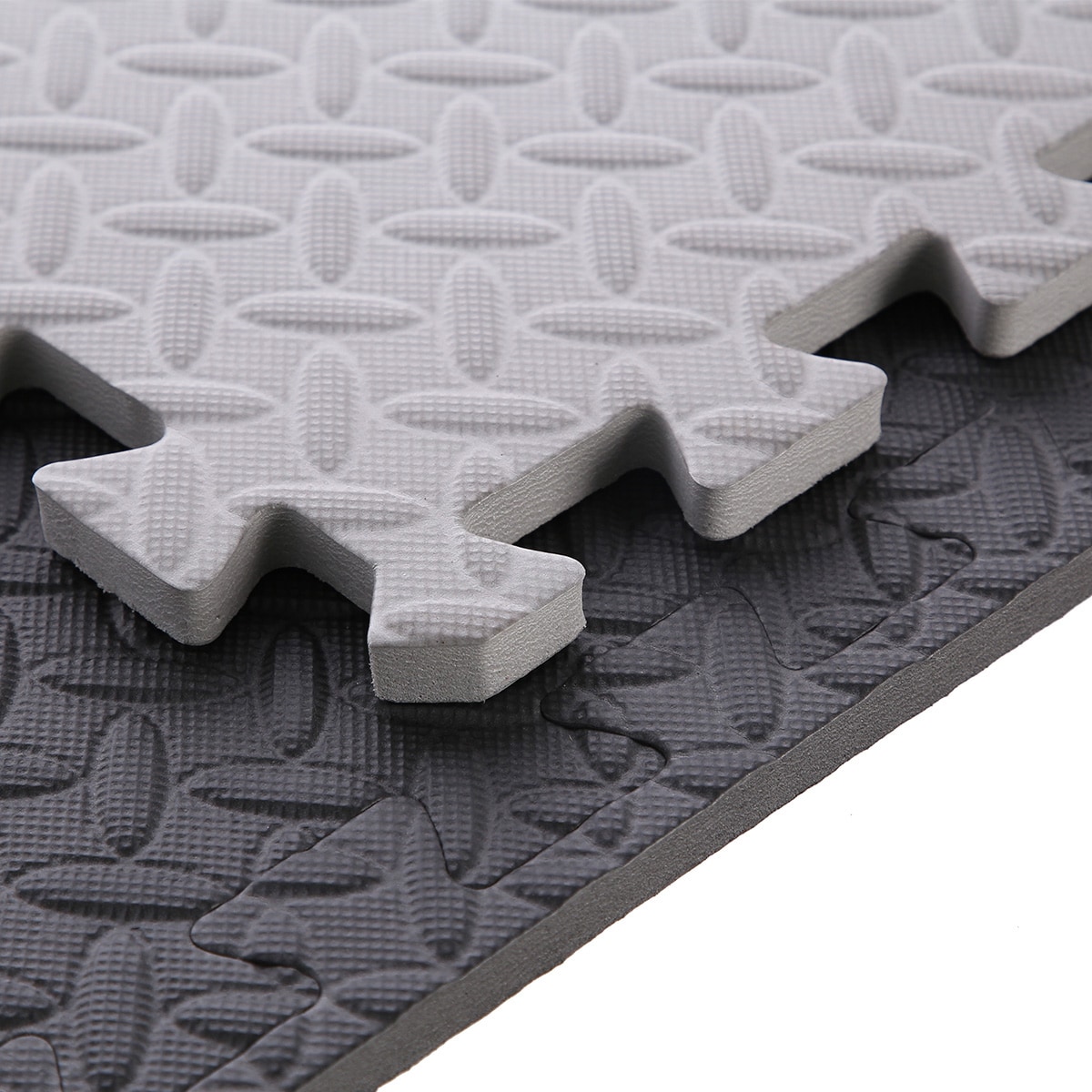 Covor puzzle HMS MP12 pentru echipamente sportive - 9 elemente - Grey