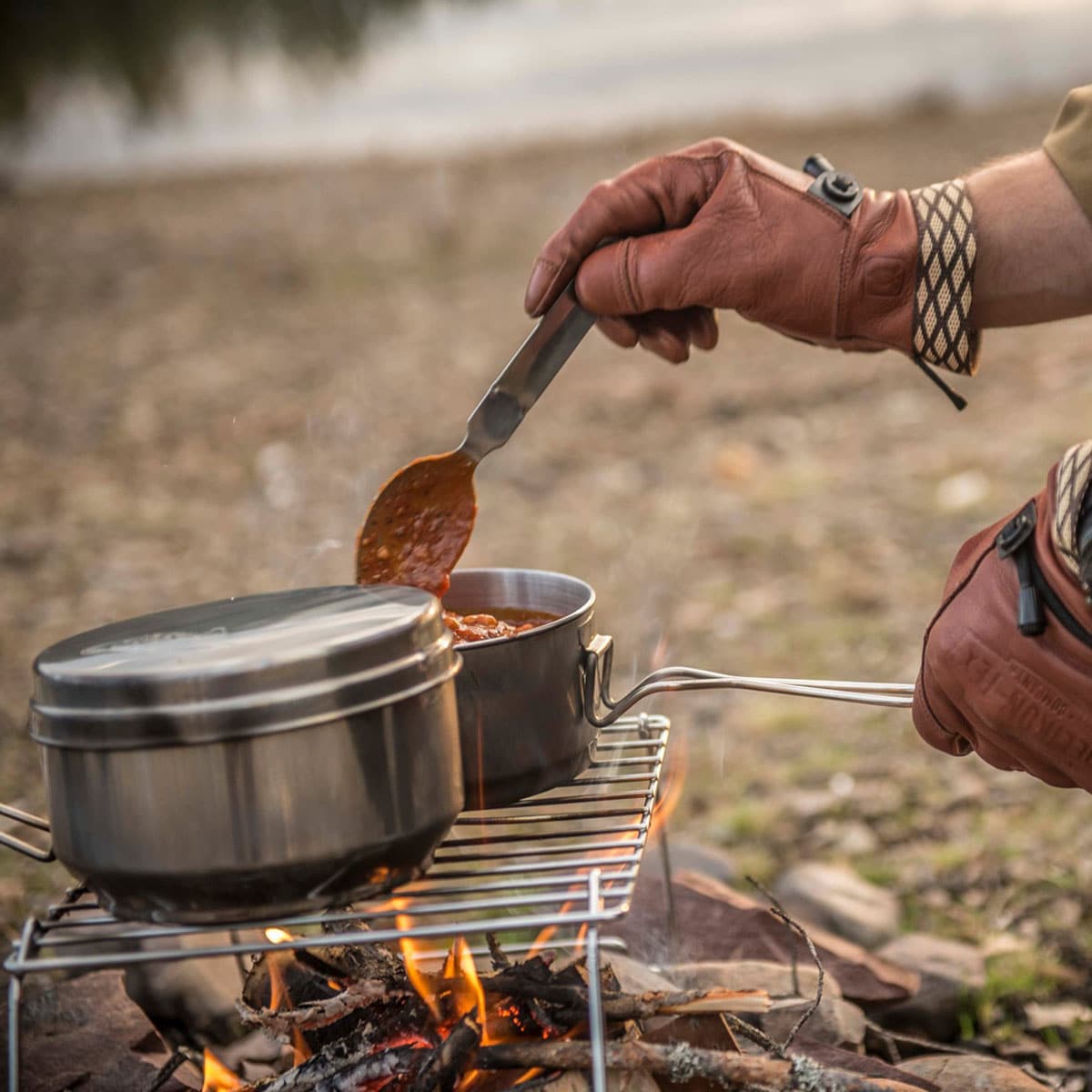 Oală turistică din oțel Helikon-Tex - 3 piese