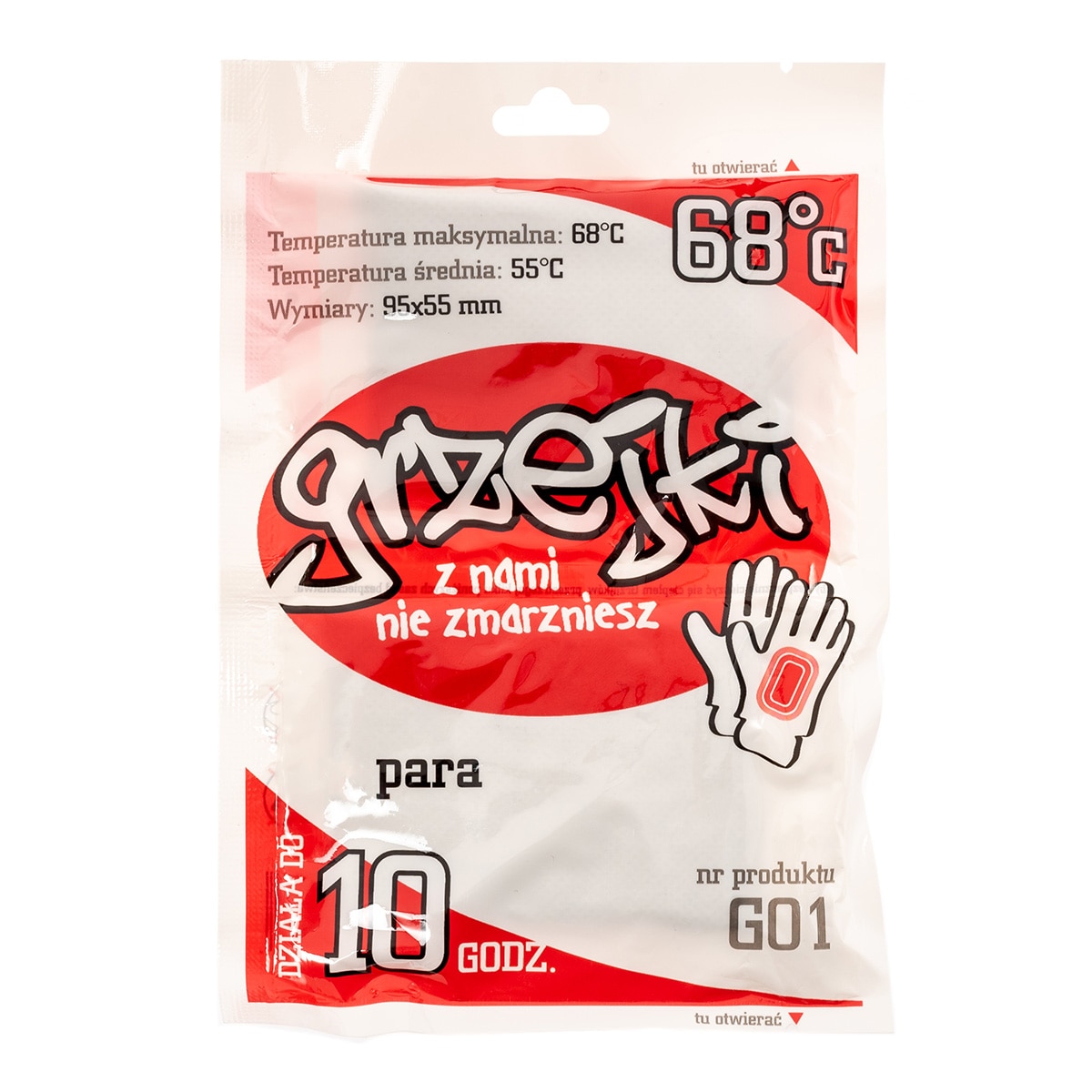 Încălzitor chimic pentru mâini Grzejki - 10 pereche