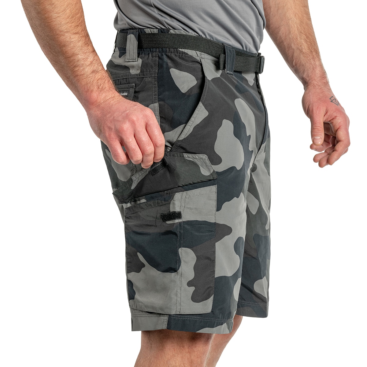 Pantaloni scurți Columbia Silver Ridge Cargo - Black Camo