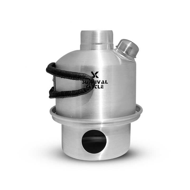 Ceainic turistic Survival Kettle Silver Mini - 0,4l
