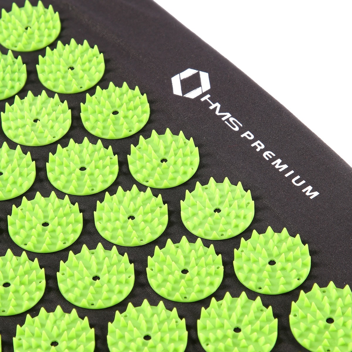 Saltea pentru acupunctură cu pernă HMS Premium AKM01 - Black/Green