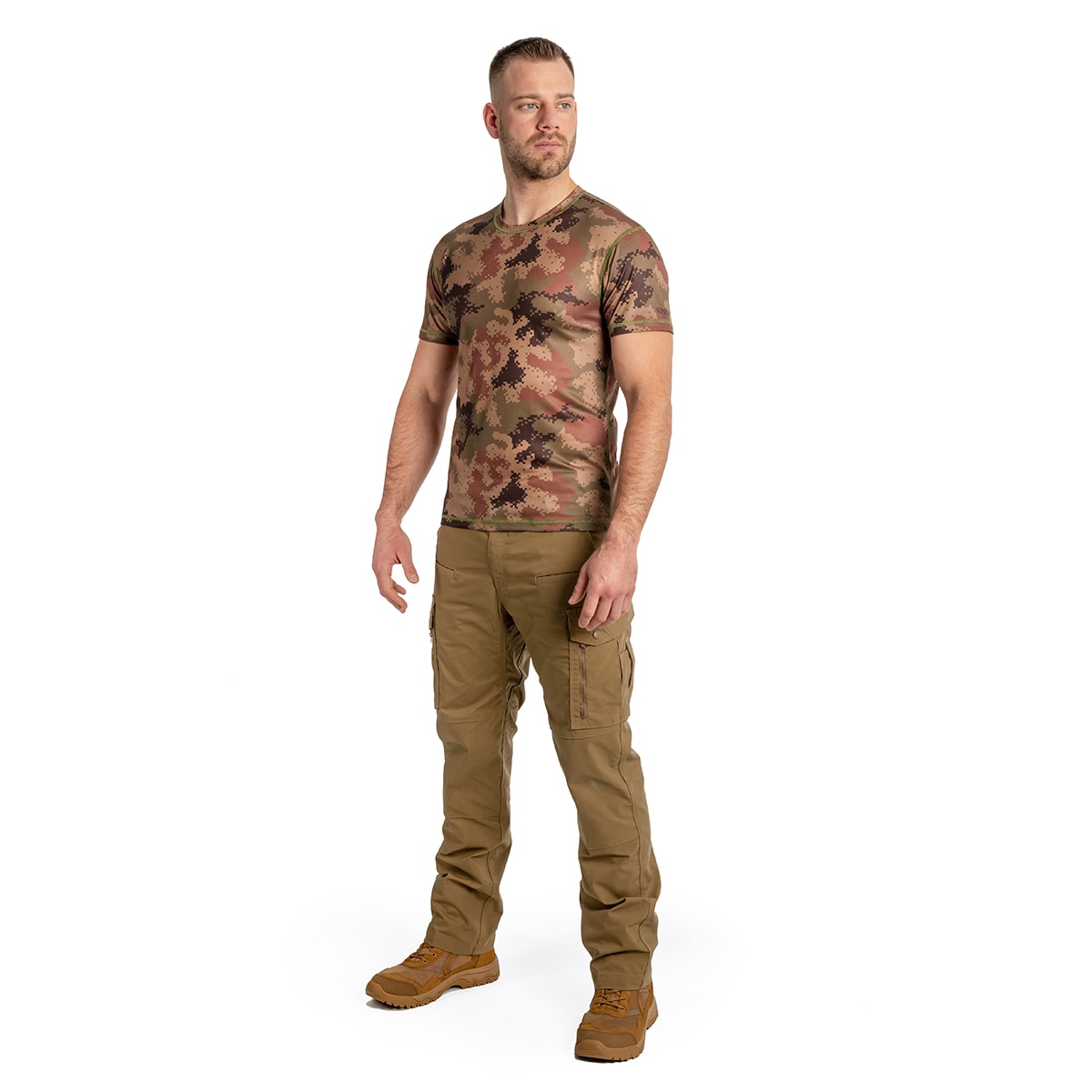 Tricou termoactiv Haasta Coolmax - Pantera digitală - wz.93 Pantera PL Woodland
