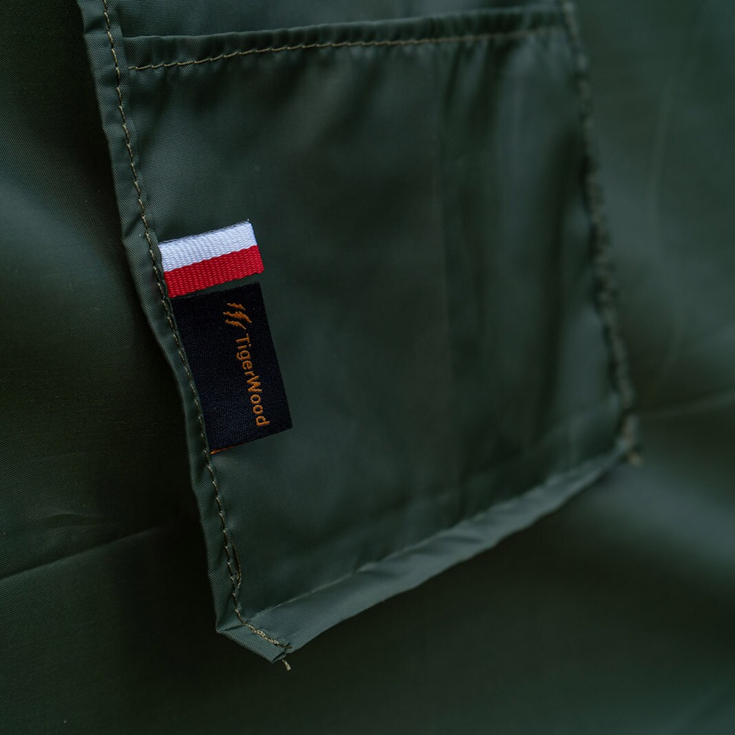 Hamac TigerWood Libelula V1 Long Green - cu plasă de protecție împotriva insectelor