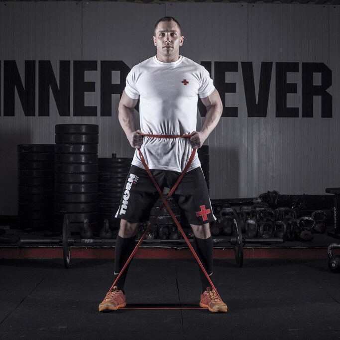 Bandă elastică pentru exerciții fizice Thorn+Fit SuperBand Mini