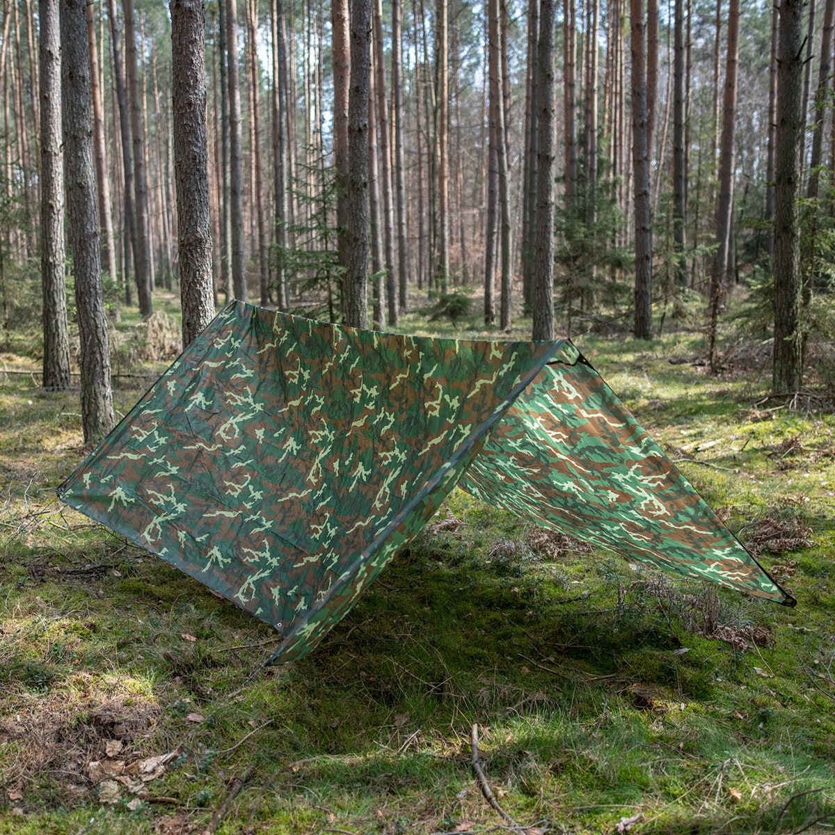 Prelată pentru camping MFH Tarp 2 x 3 m - Woodland