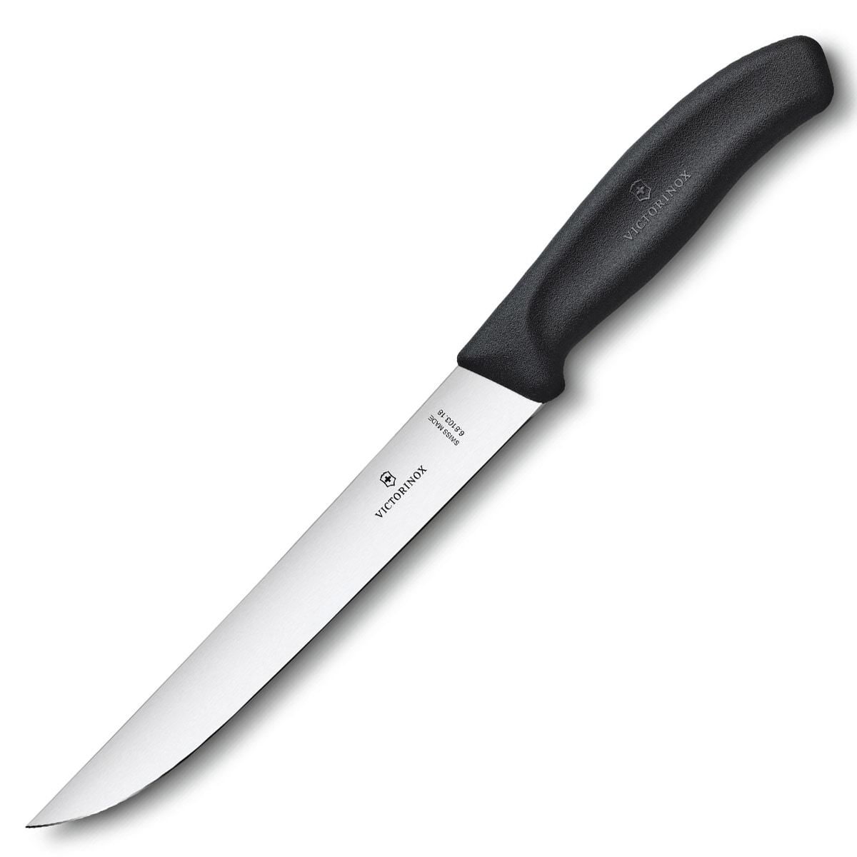 Cuțit de bucătărie Victorinox Swiss Classic pentru porționare 18 cm - Black