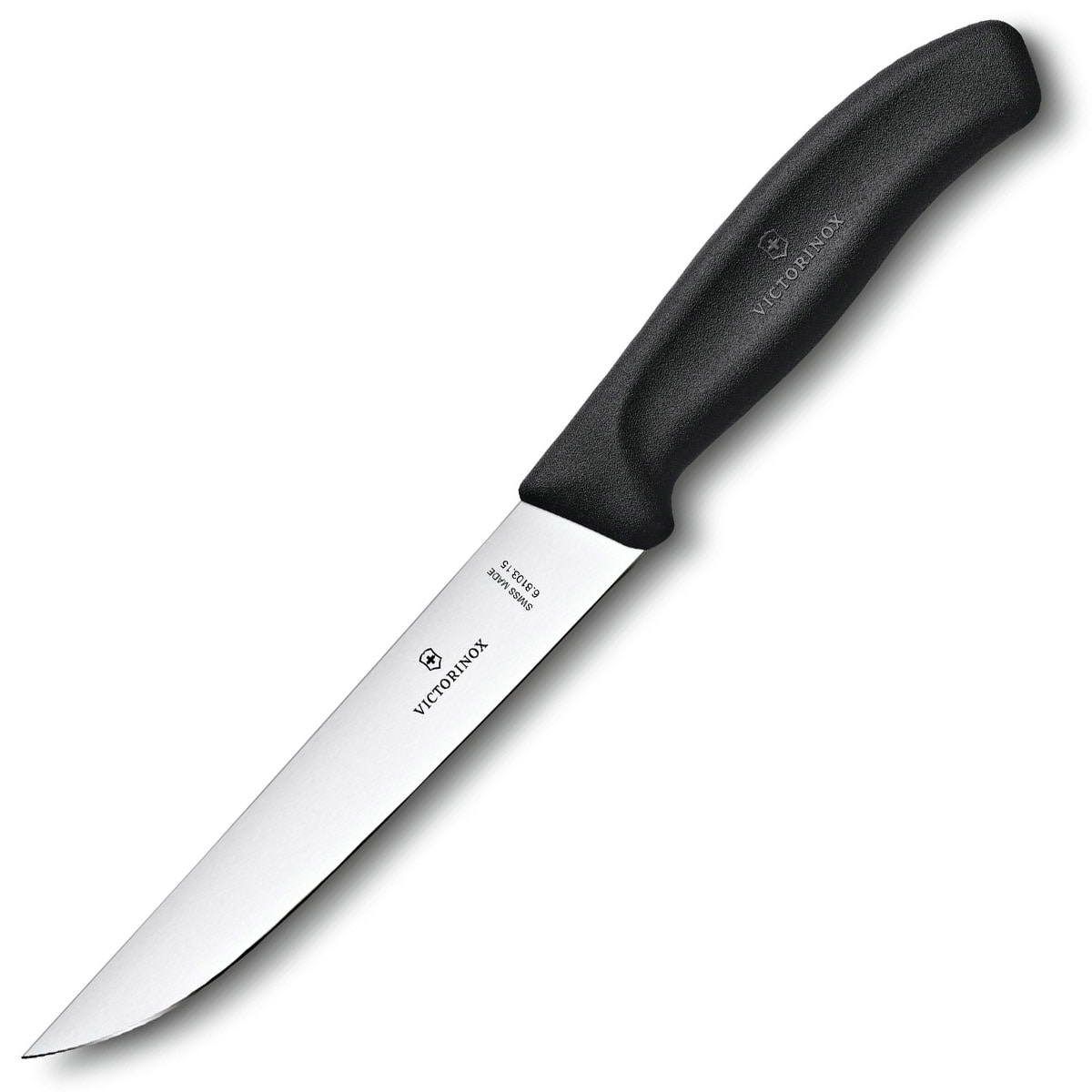 Cuțit de bucătărie Victorinox Swiss Classic pentru porționare 15 cm - Black