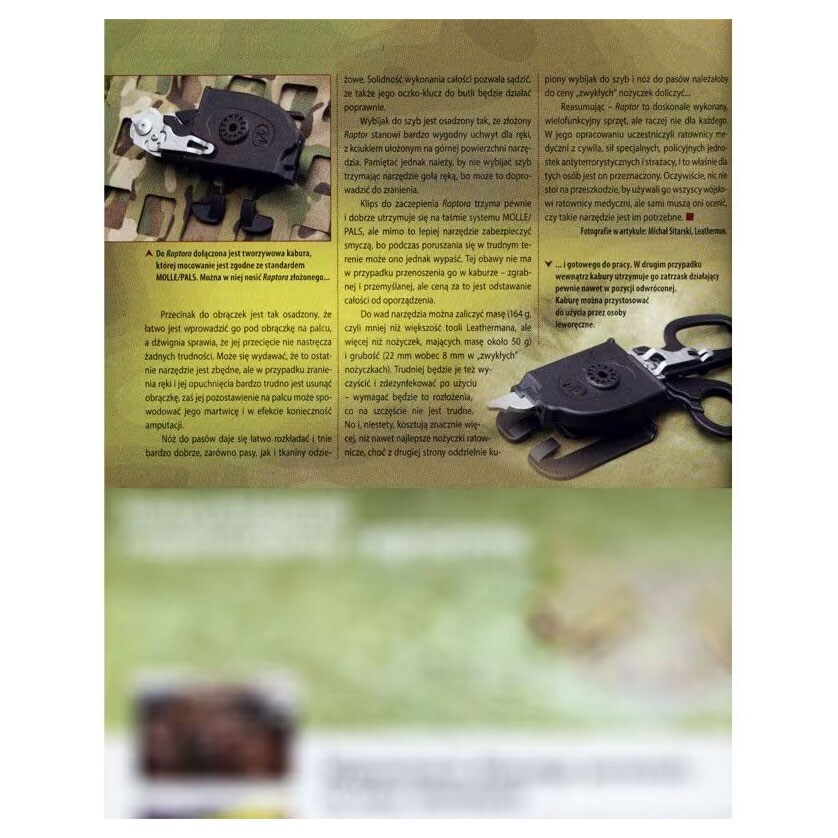 Multitool Leatherman Raptor Rescue Black cu husă