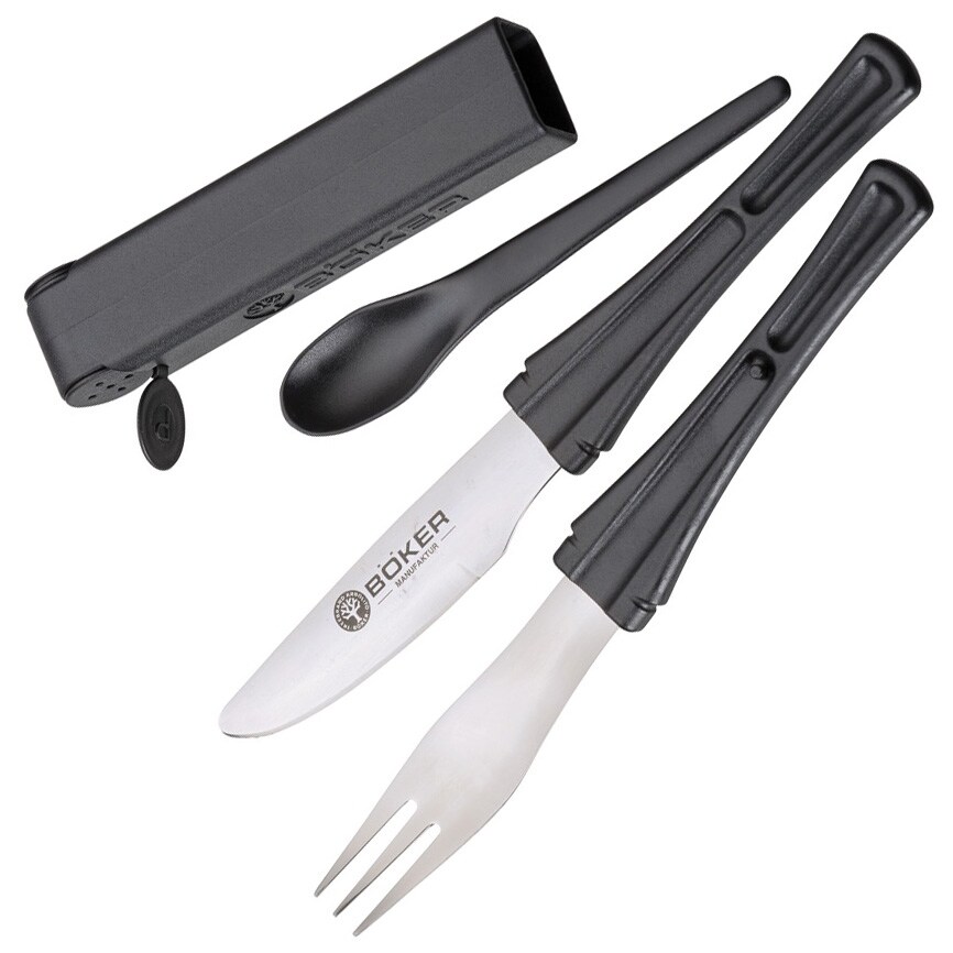 Set esențial Boker Plus Snac Pac - Black