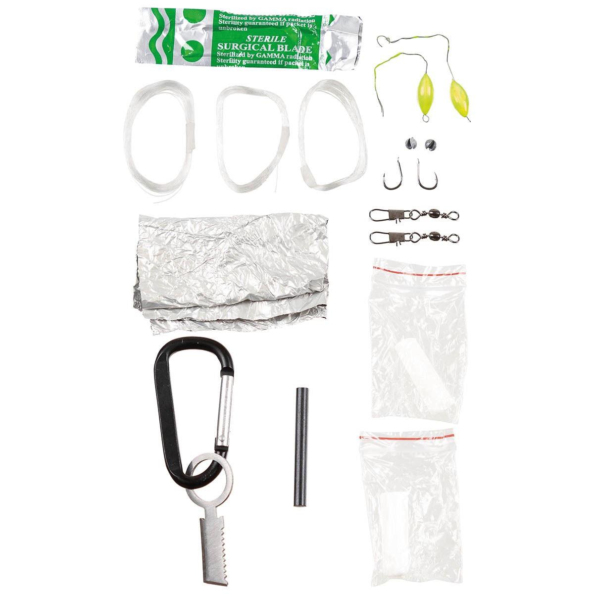 Set de survival MFH Paracord - OD Green