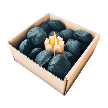 Aprinzător eco cu brichetă Woodson pentru grătar - cărbune 0,8 kg