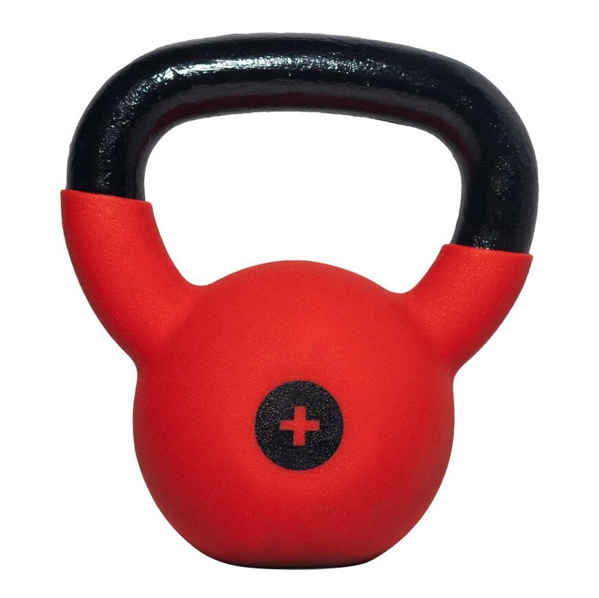 Ganteră Kettlebell din fontă Thorn+Fit 6 kg cu înveliș din cauciuc
