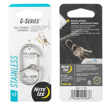 Carabină Nite Ize G-Series 2 - Silver