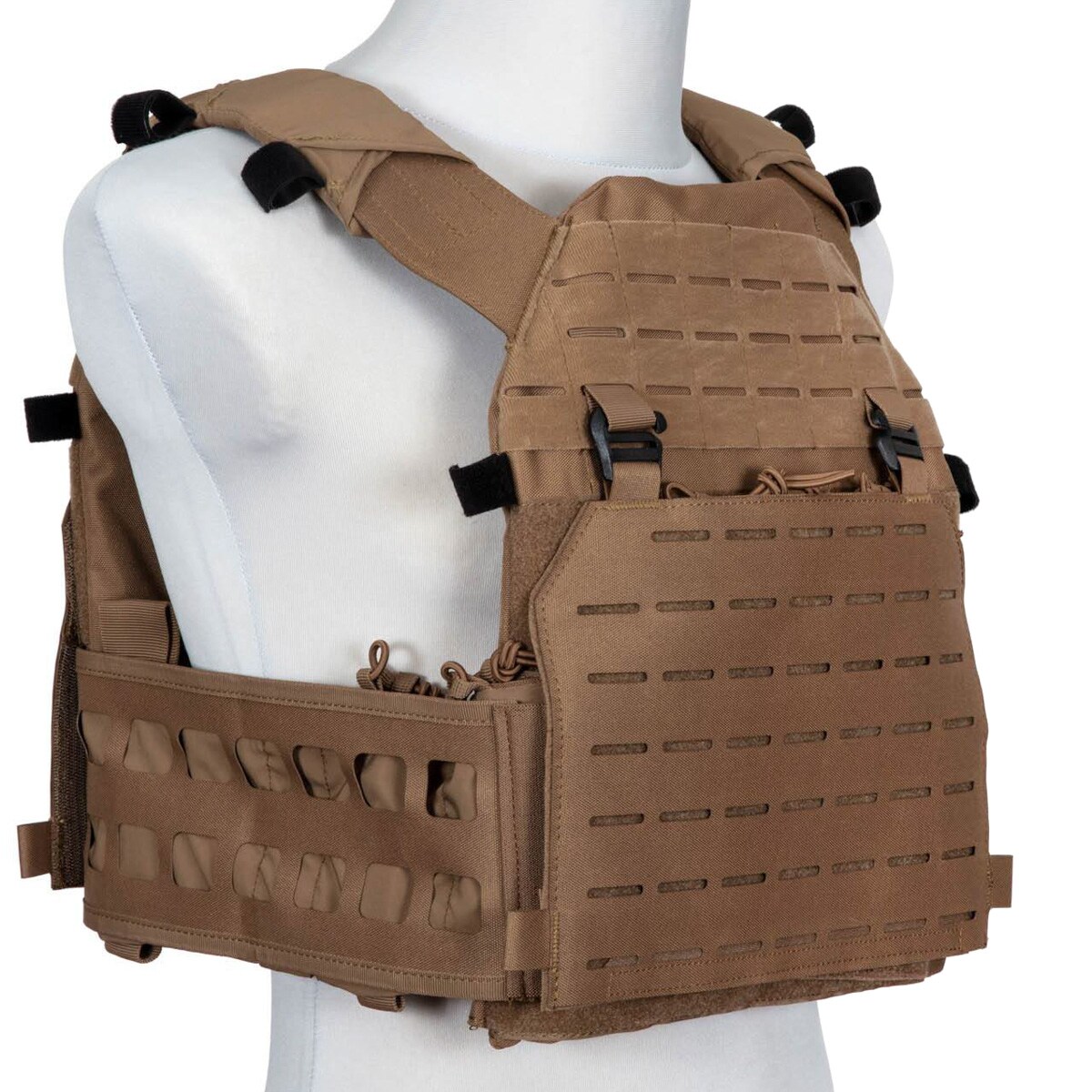 Vestă tactică GFC Advanced Laser-Cut - tan