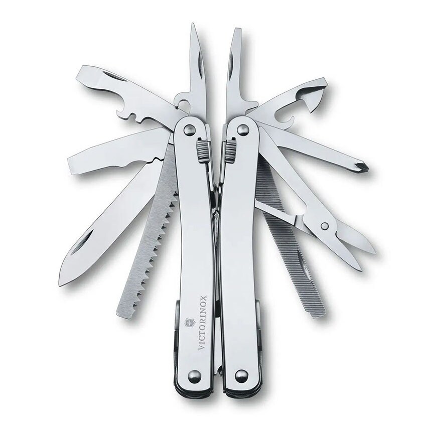 Unealtă multifuncțională Victorinox SwissTool Spirit X Plus Ratchet - toc din nailon