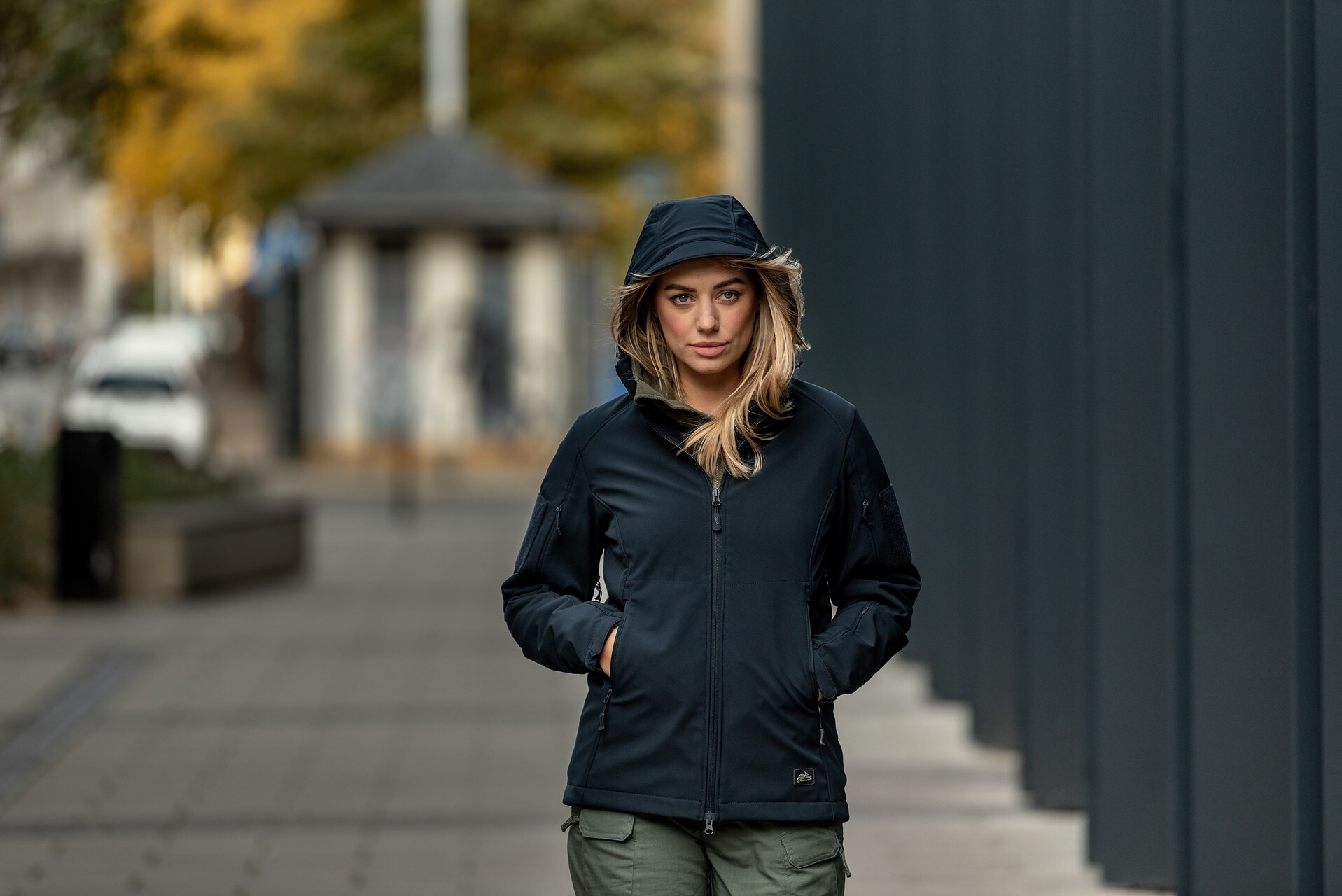 Geacă de damă Helikon Gunfighter Softshell - Navy Blue