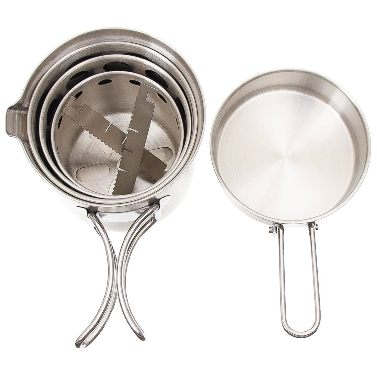 Set de vase și aragaz turistic  MFH Fox Outdoor Travel