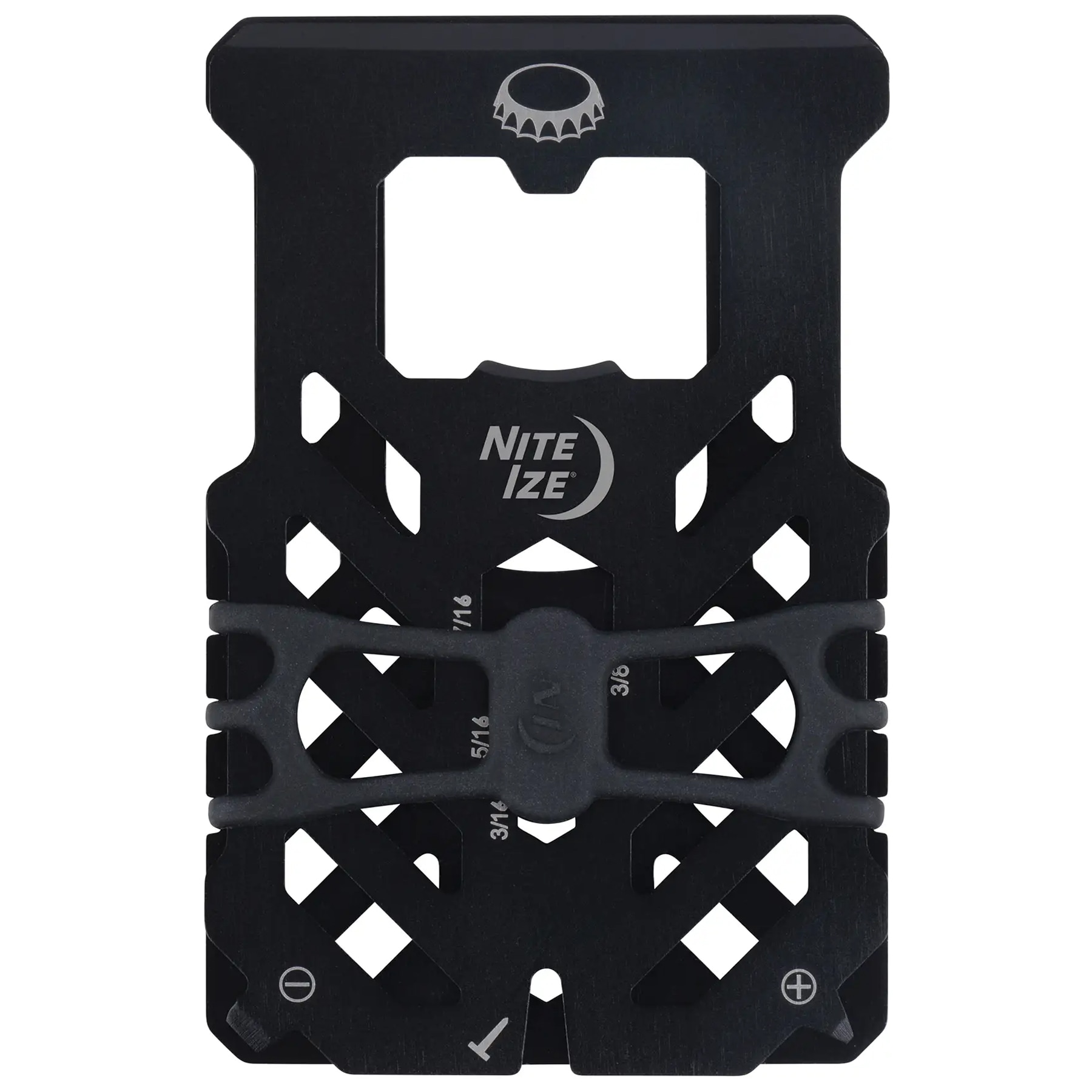 Multitool Nite Ize FinancialTool RFID Blocking Wallet - Neagră