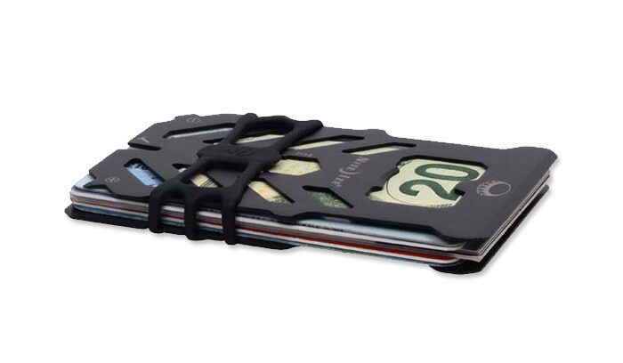 Multitool Nite Ize FinancialTool RFID Blocking Wallet - Neagră