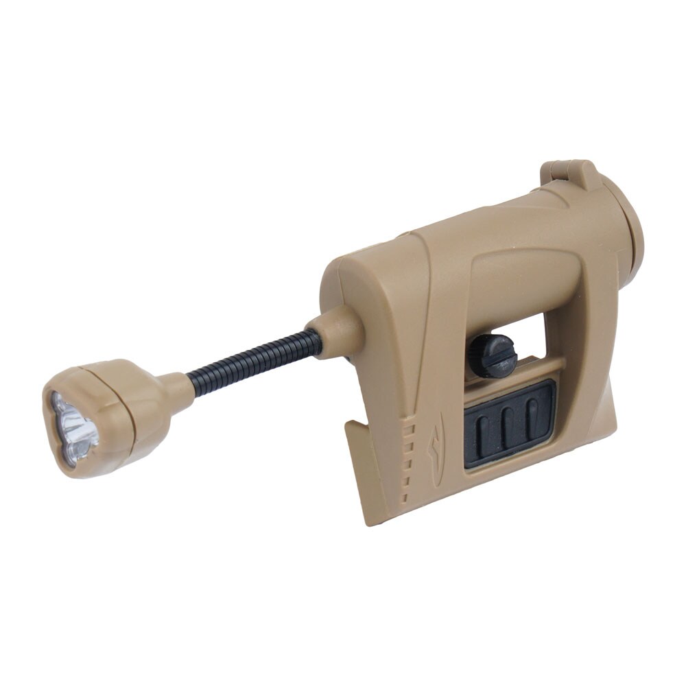 Lanternă pentru cască militară Princeton Tec Charge Pro Tan - 55 lumeni