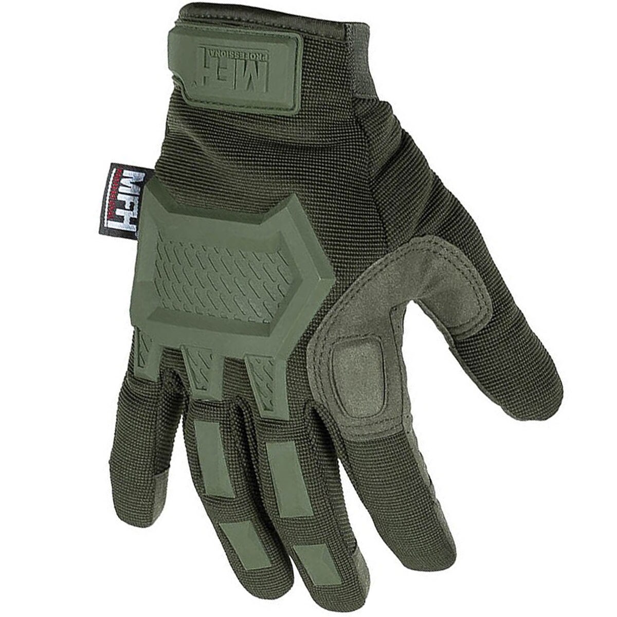 Mănuși tactice MFH Tactical Gloves Action - OD Green