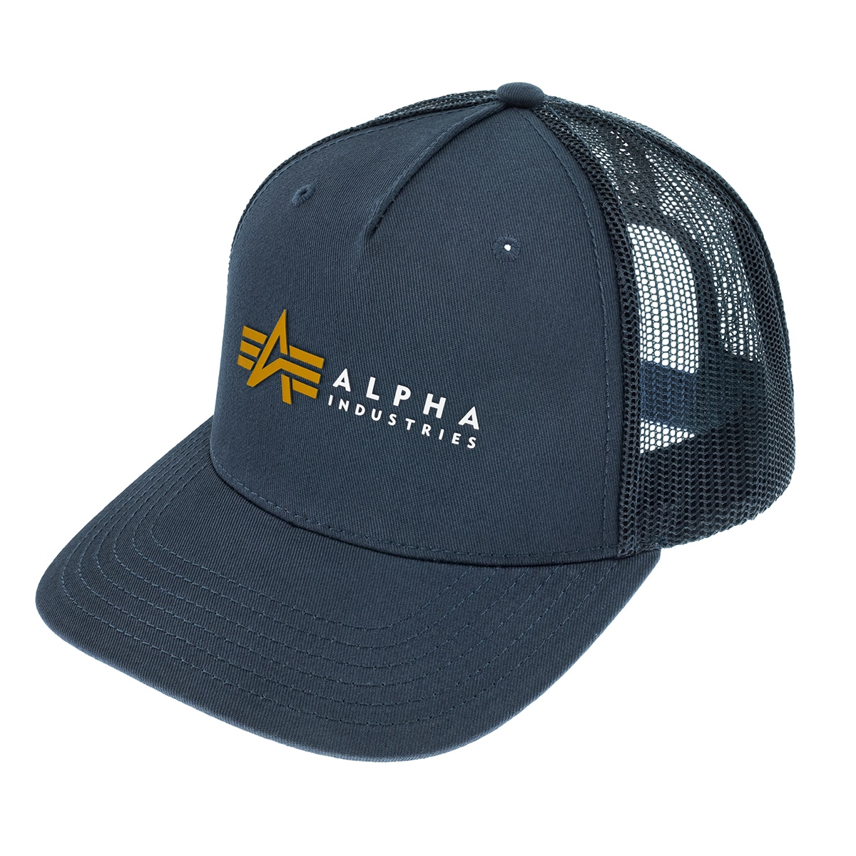 Șapcă Alpha Industries Label Trucker Cap - Rep Blue