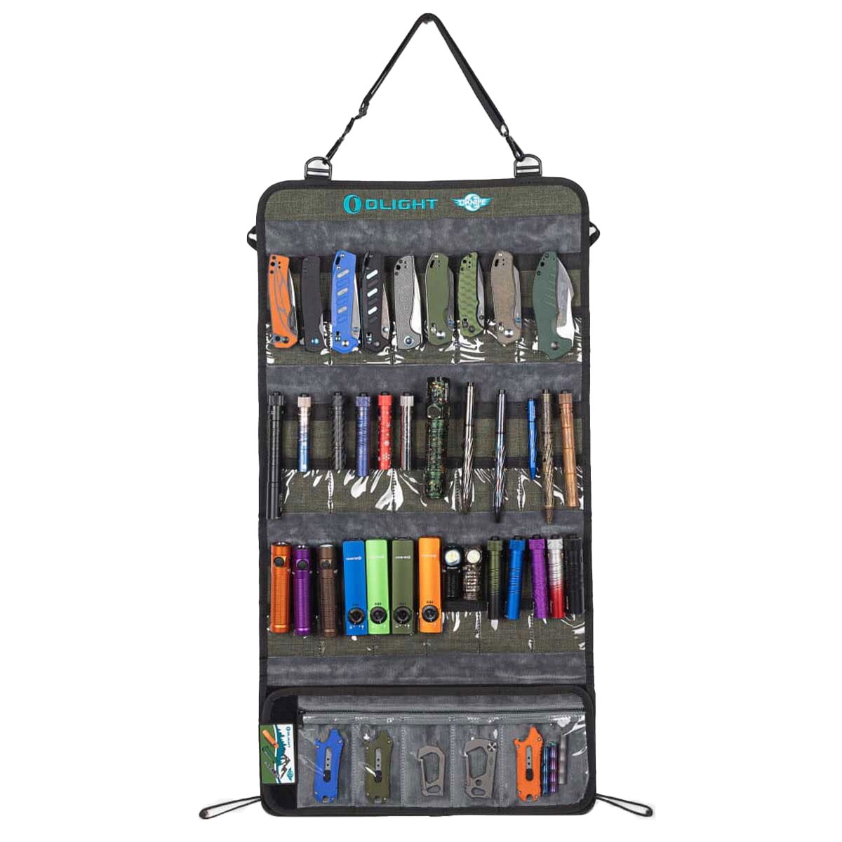 Geantă pentru accesorii EDC Oknife Exploit Multifuncțional Tool Roll Bag - OD Green