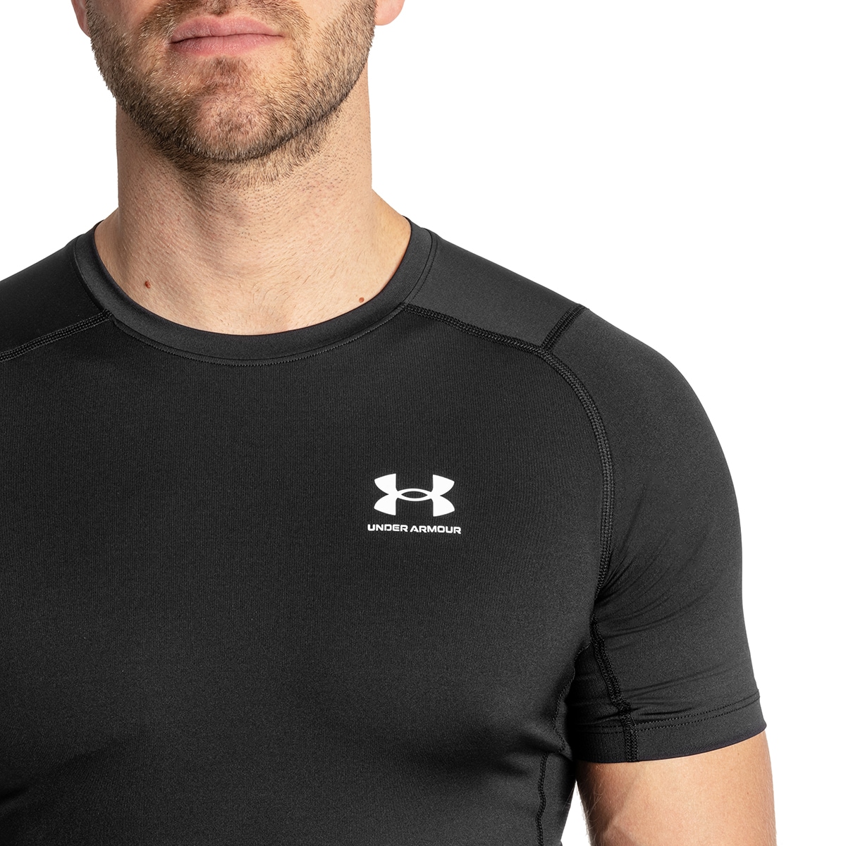 Tricou termoactiv Under Armour HeatGear Armour Short Sleeve - Black