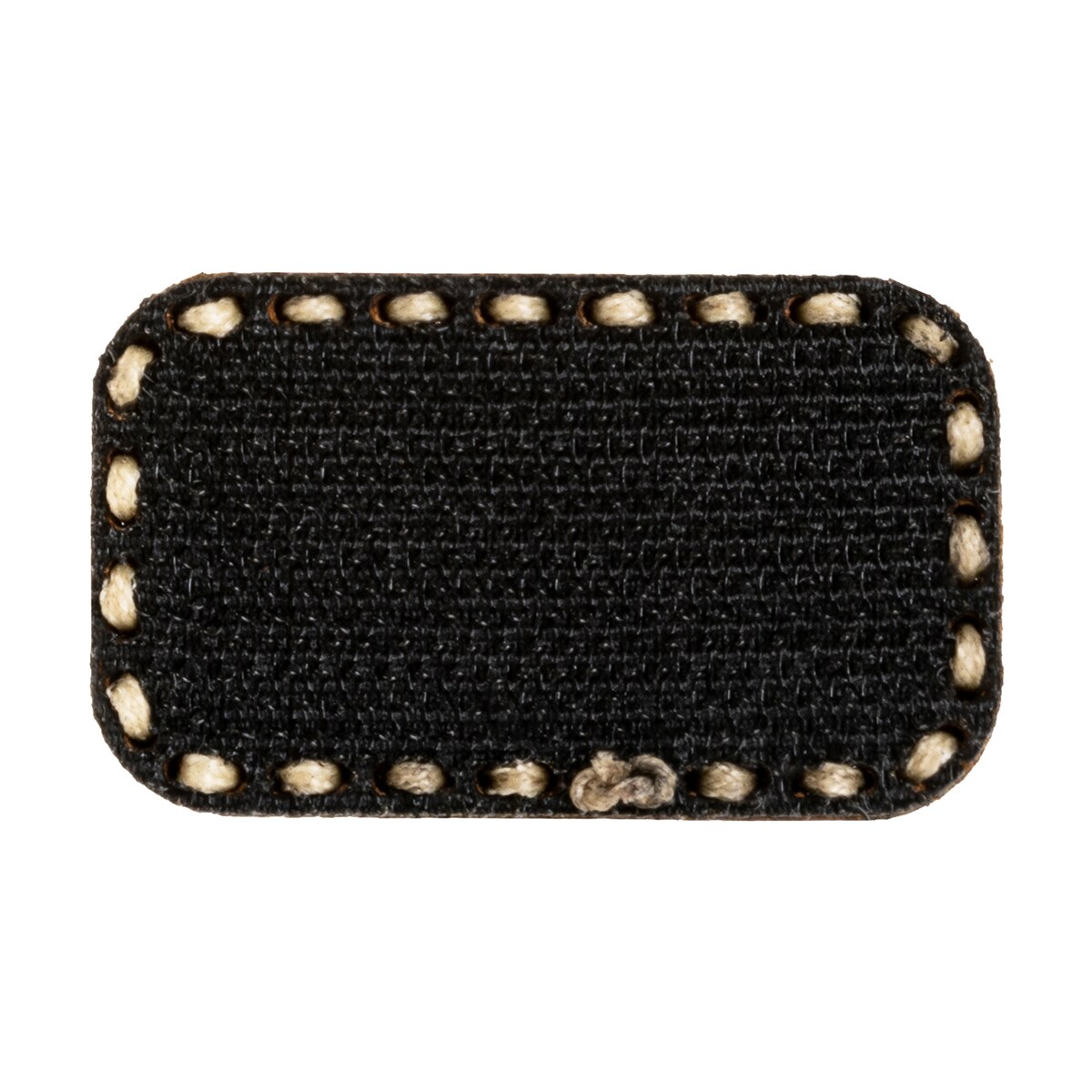 Patch - emblemă din piele Tigerwood cu grupa sanguină AB- Light Brown