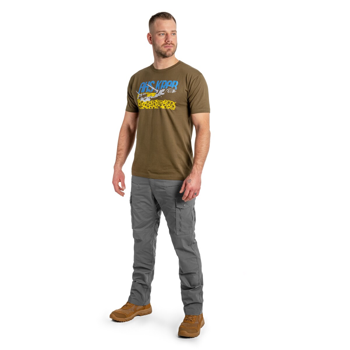 Tricou AHS KRAB - Olive