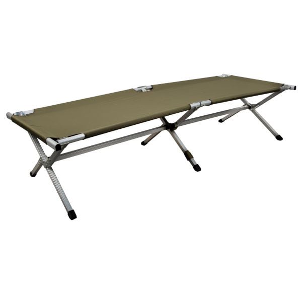 Pat de campanie pliabil Mil-Tec consolidat Olive - 190 x 65 cm