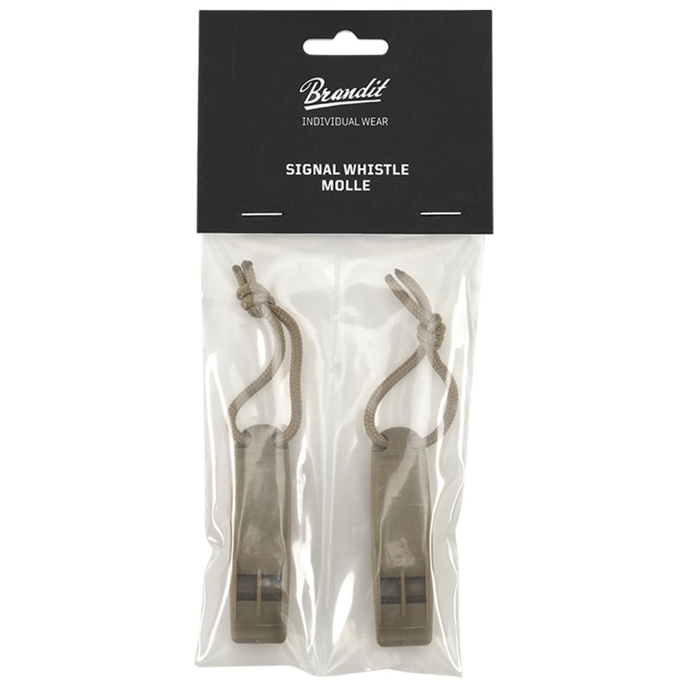 Fluier Brandit Signal Whistle Molle 2 buc. - Coyote