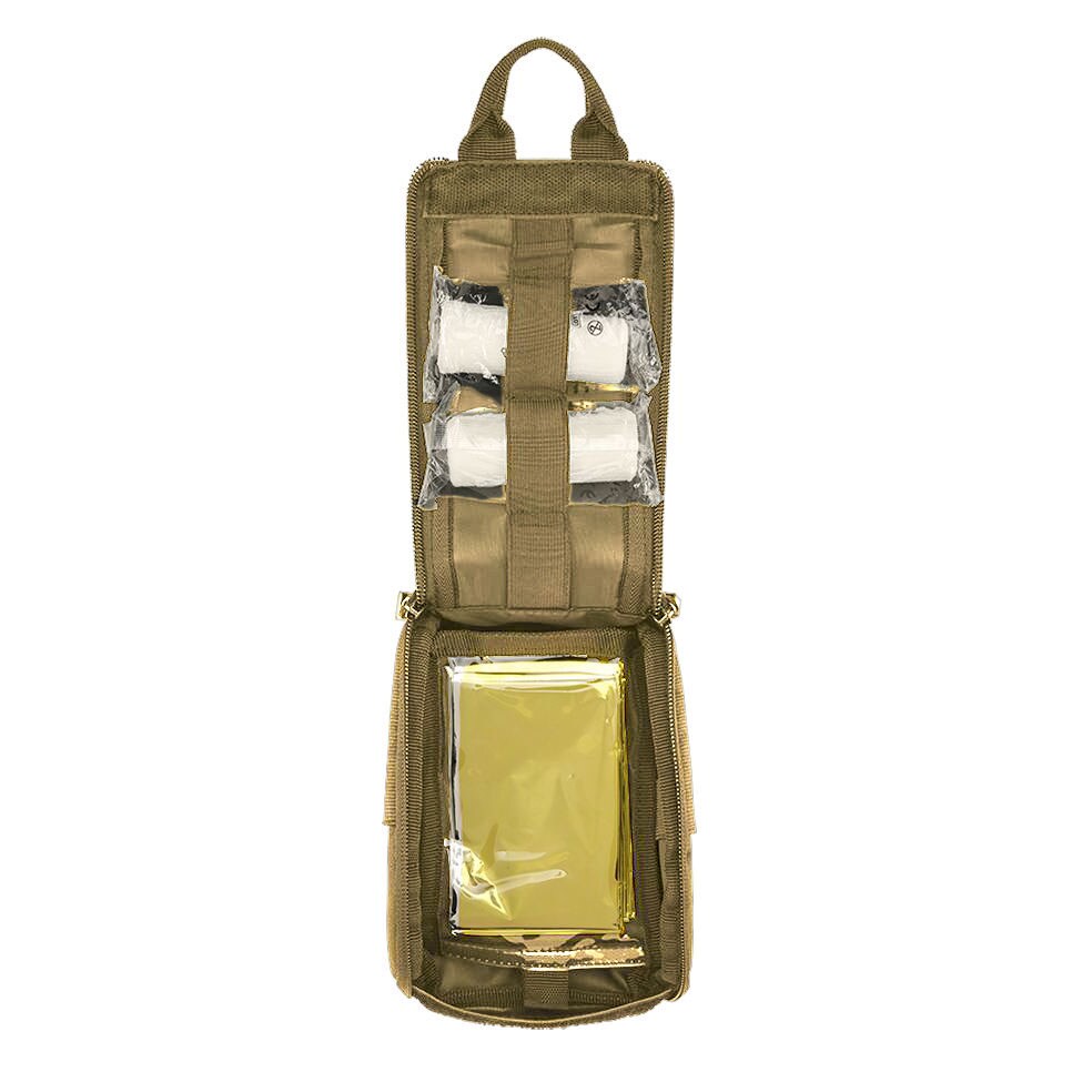 Trusă de prim ajutor Brandit Molle First Aid Pouch Premium - Arid MC Camo