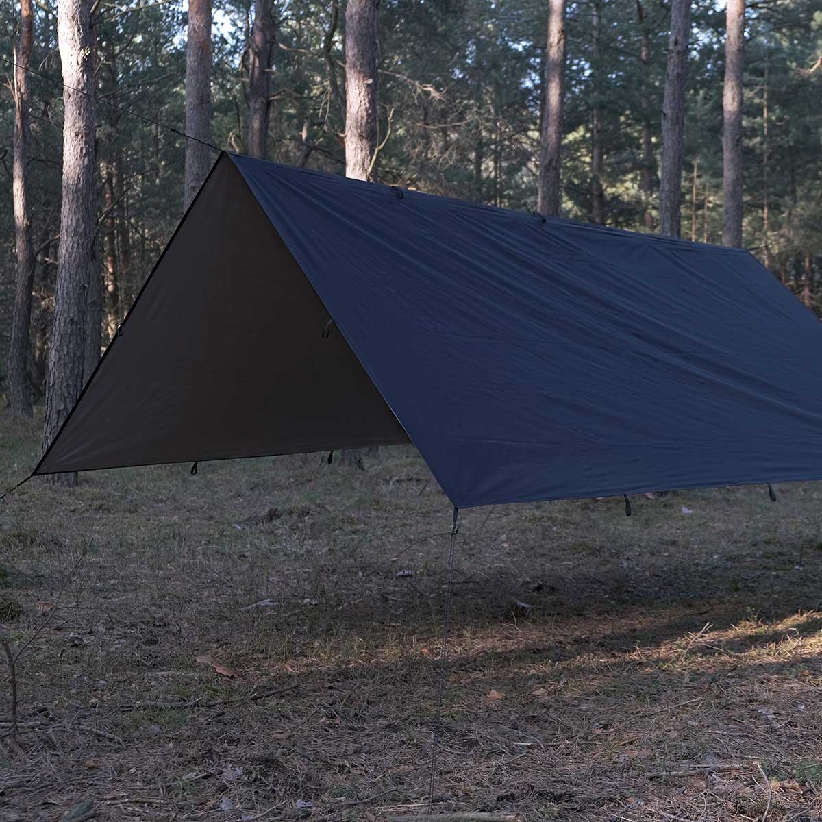 Prelată pentru camping TigerWood Termo Tarp 3 x 3 m - Black
