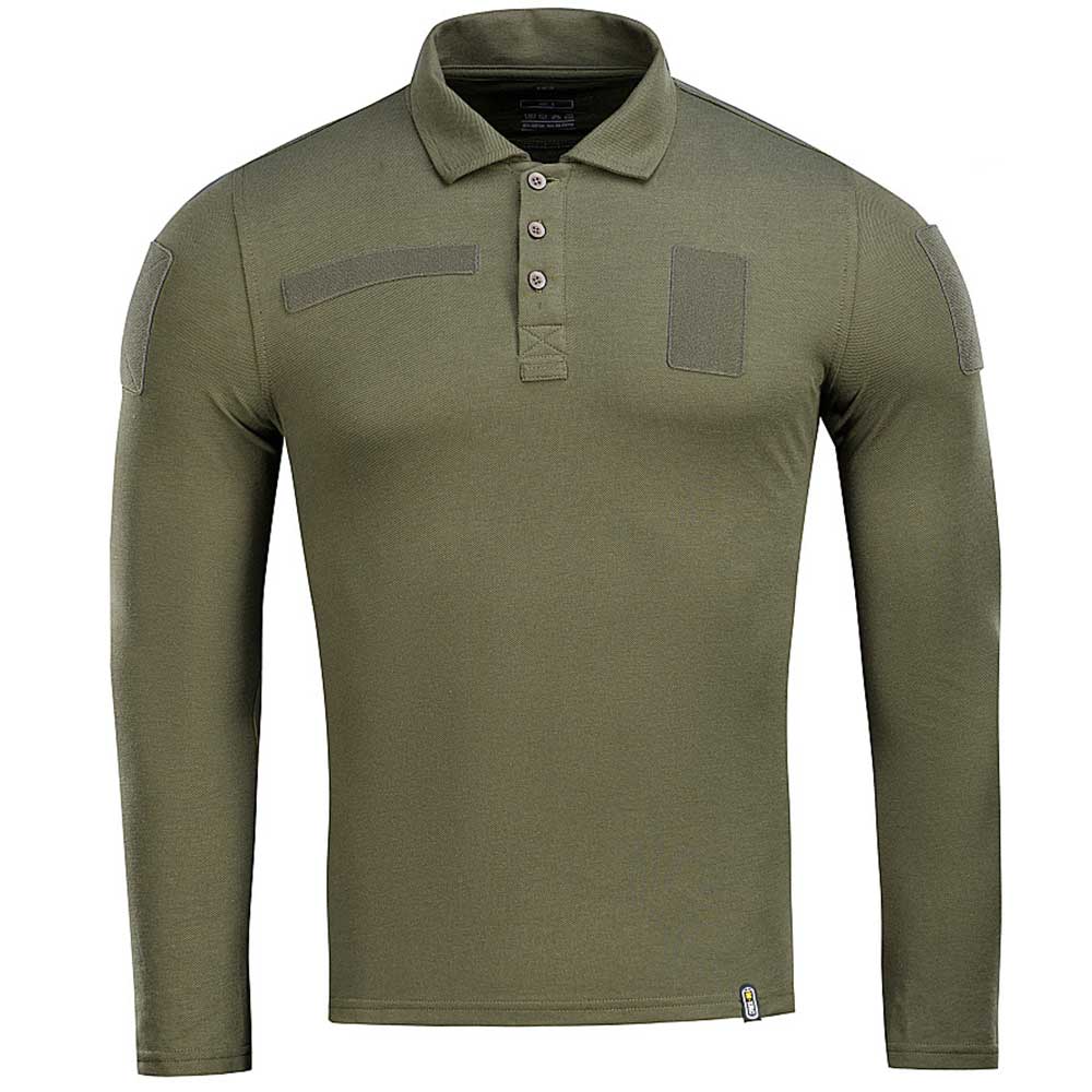 Tricou polo M-Tac 65/35 Long Sleeve - Army Olive