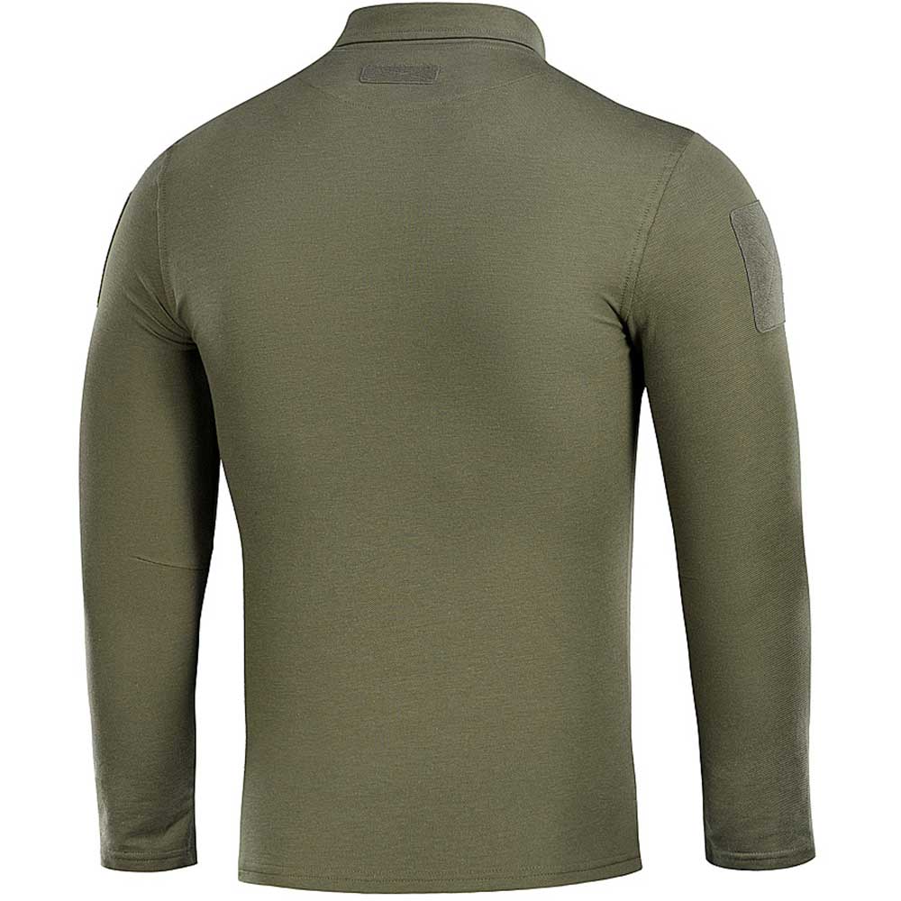 Tricou polo M-Tac 65/35 Long Sleeve - Army Olive
