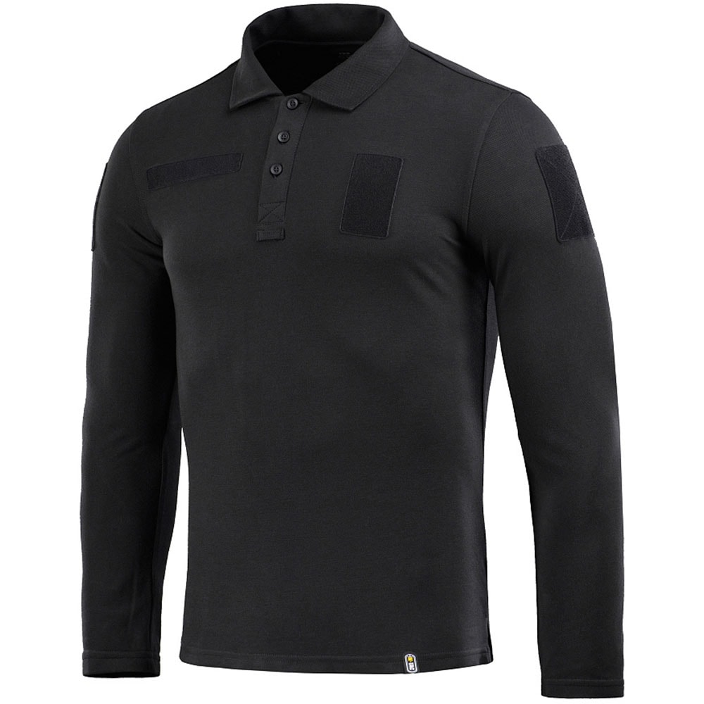 Tricou polo M-Tac 65/35 Long Sleeve - Black