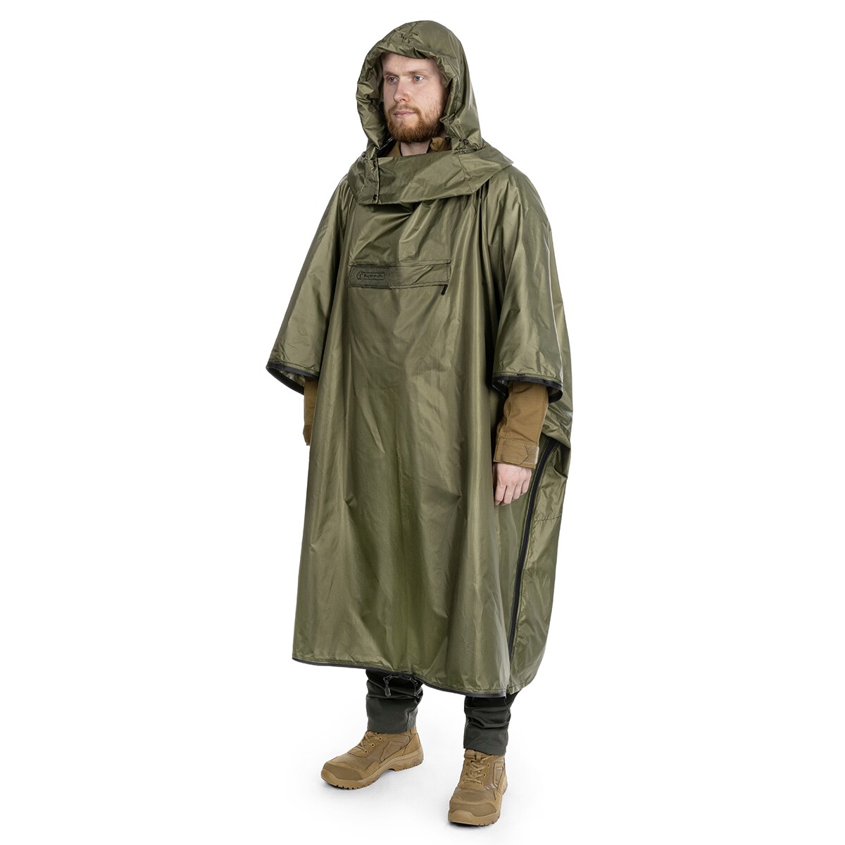 Sac de dormit rezistent la frig Bushmen Hideout Thermo Bivy Bag cu plasă de țânțari - Olive