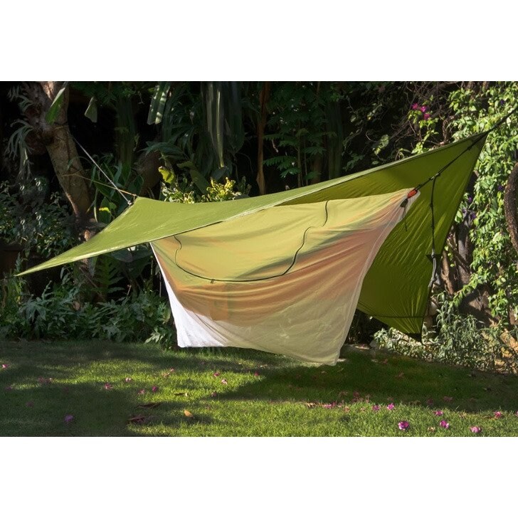 Plasă împotriva insectelor Ticket to the Moon Convertible Bug Net 360 - Army Green