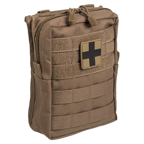Trusă de prim ajutor Mil-Tec First Aid Set Leina Large 43 elemente - Dark Coyote