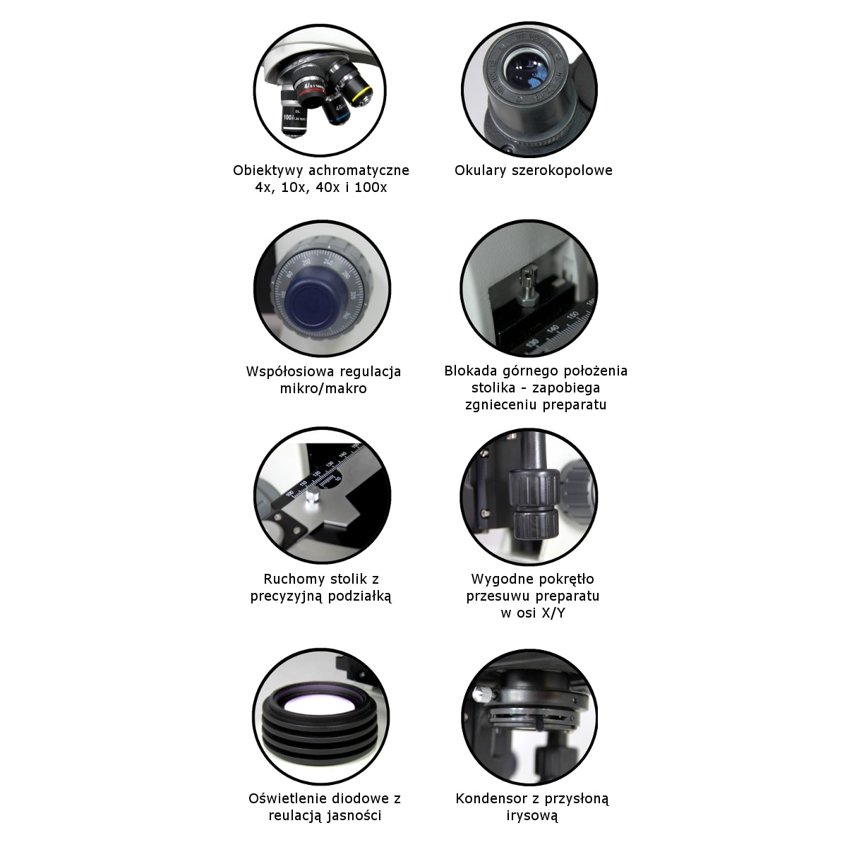 Microscop Delta Optical Genetic Pro cu cameră 3 MP