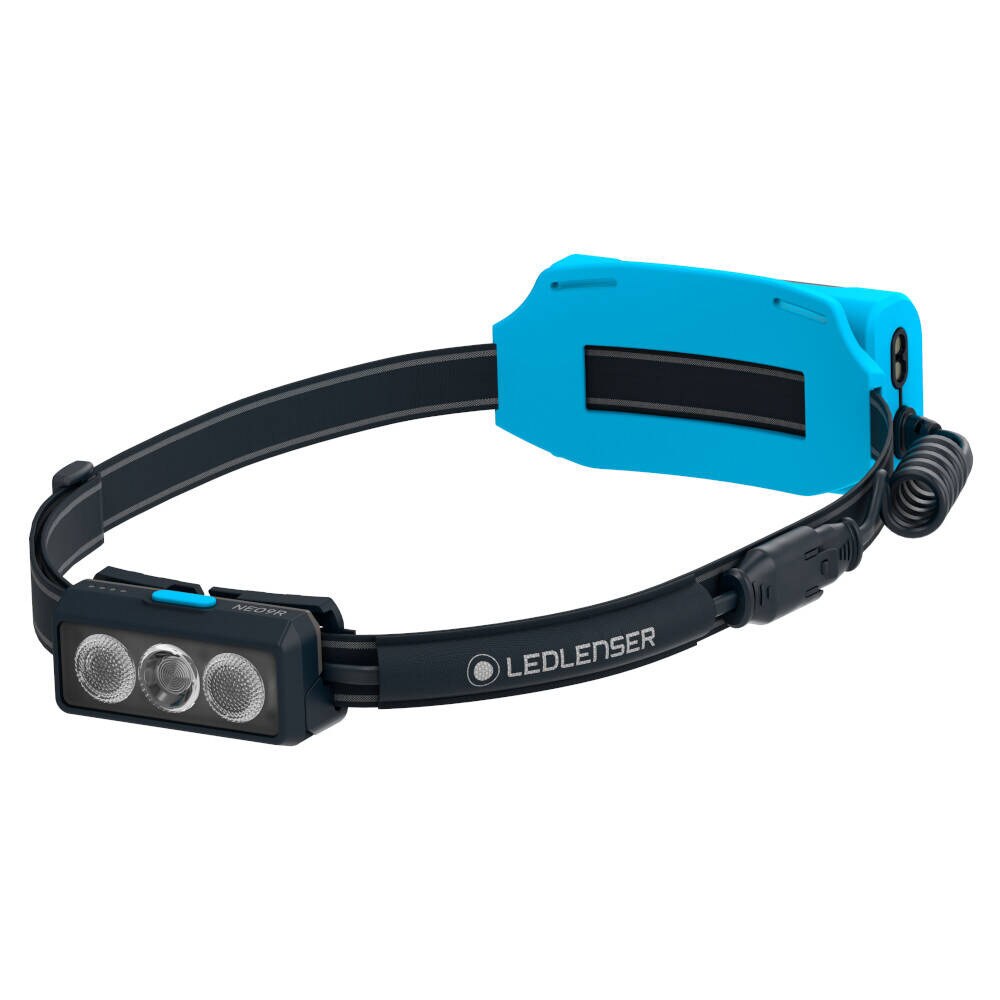 Lanternă frontală Ledlenser Neo 9R Blue - 1200 lumeni