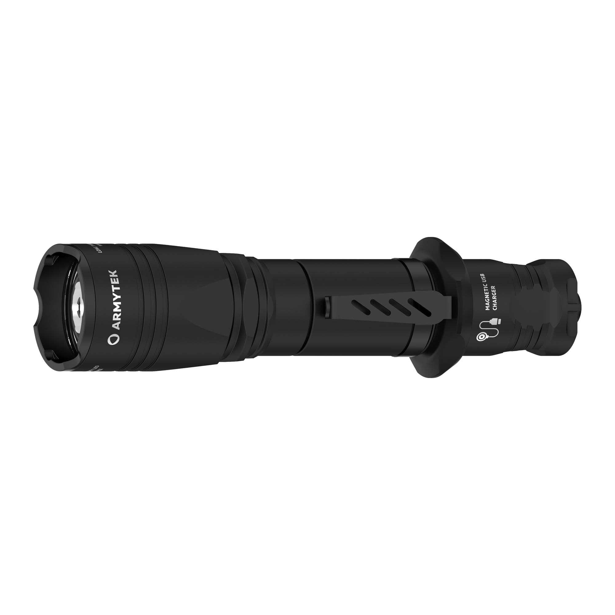 Lanternă Armytek Dobermann Pro Magnet USB Warm - 1400 lumeni