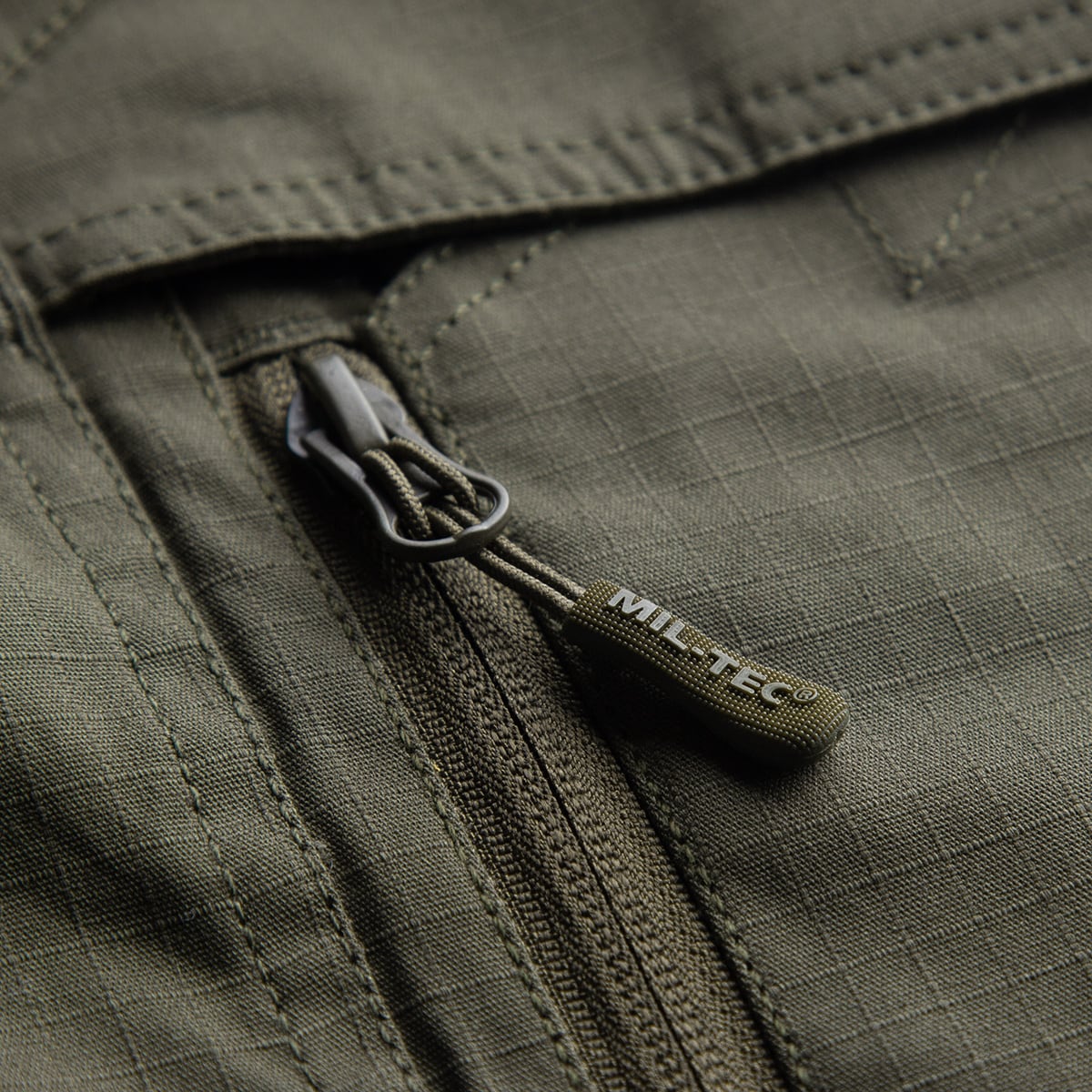 Pantaloni scurți Mil-Tec Assault Rip-Stop - Olive