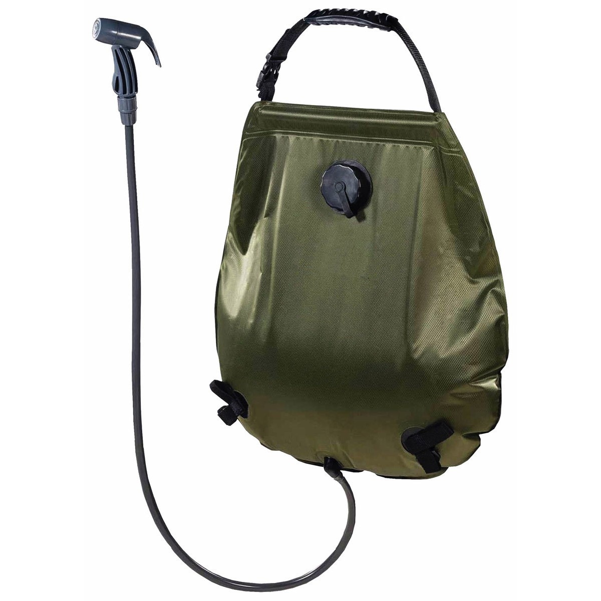 Duș portabil pentru camping MFH Solar Shower Deluxe 20 l - Olive
