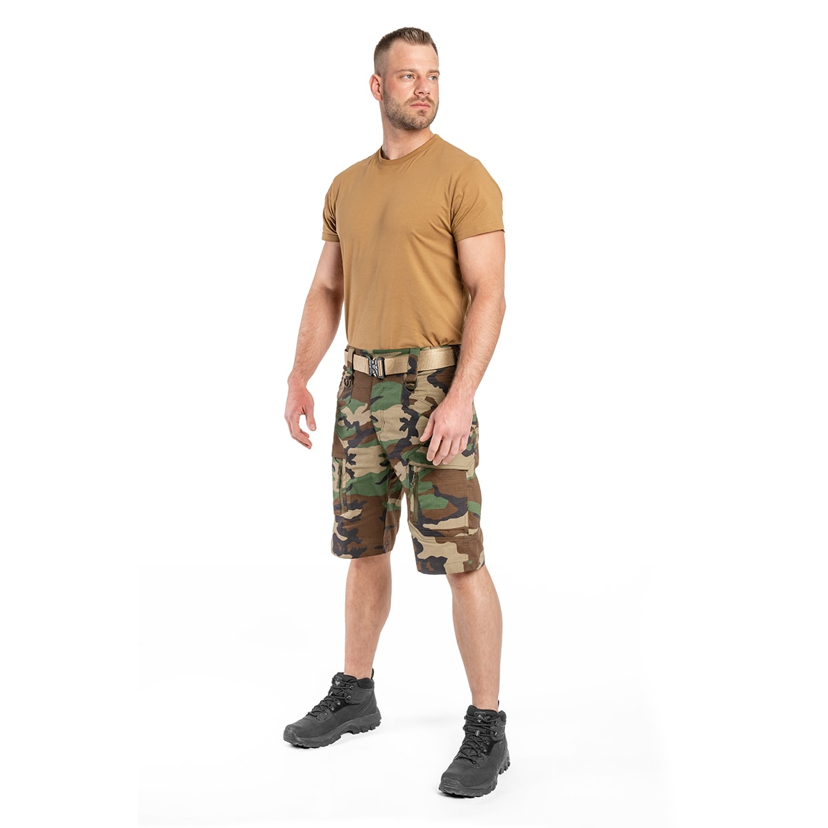 Pantaloni scurți Mil-Tec Assault Rip-Stop - Woodland